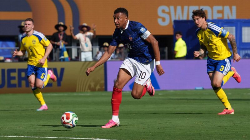 Francia le ganó a Suecia