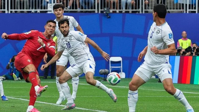 Portugal goleó a Uzbekistán