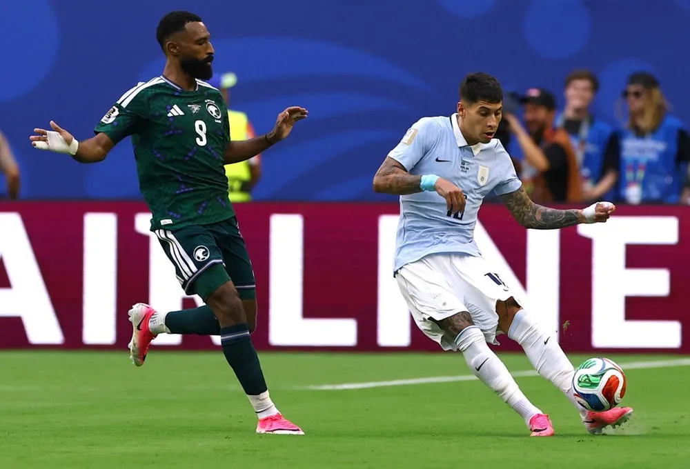 Uruguay empató con Arabia Saudita