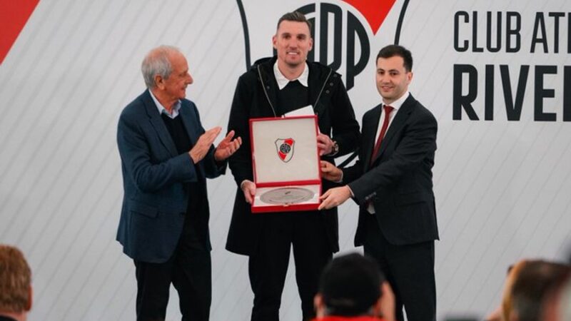 Franco Armani  se despidió de River
