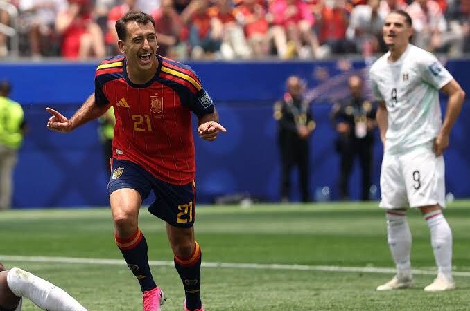 España derrotó a Austria y se clasificó a octavos de final