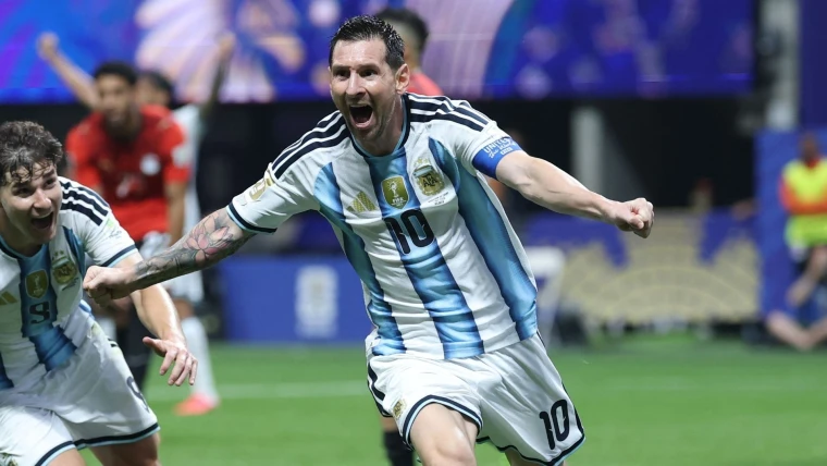 Em ima remontada increible Argentina derrotó a Egipto