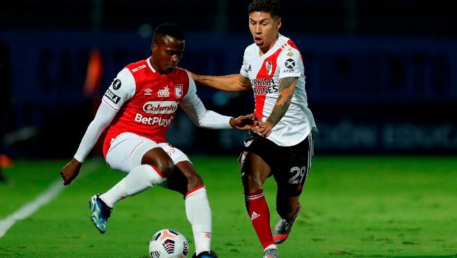 Se suspendió River e Independiente Santa Fe por la  Sudamericana