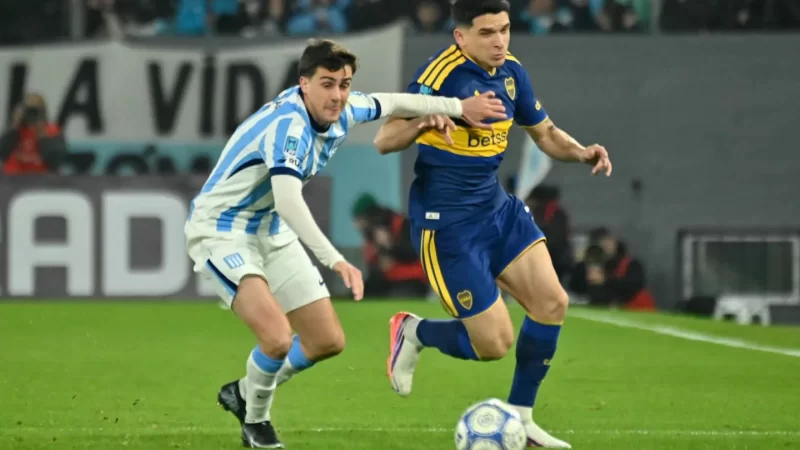 Boca y Racing igualaron en Avellaneda