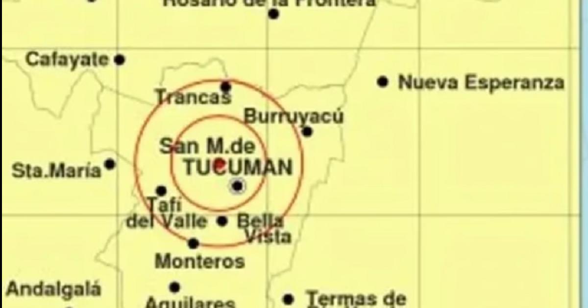 Un sismo de magnitud 5 sacudió Tucumán