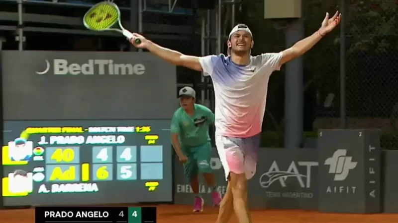 Tenis: Barrena es el nuevo campeón del Challenger de Buenos Aires