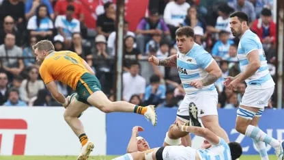 Los pumas enfrentan mañana a Australia en Mendoza