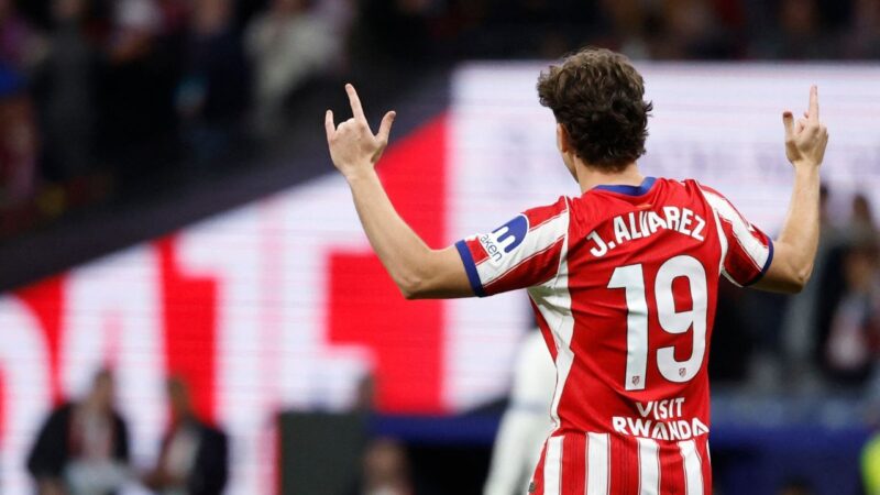 Julián Álvarez se disculpó con el hincha del Atlético