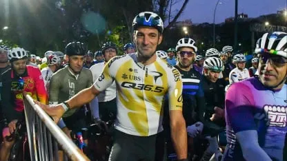 Scaloni compitió en los 129 km del Gran Fondo Buenos Aires