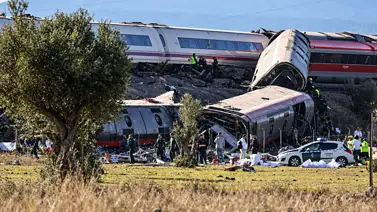 Chocaron de dos trenes en España